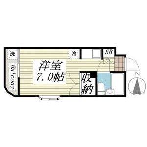 ワンルーム 間取り図