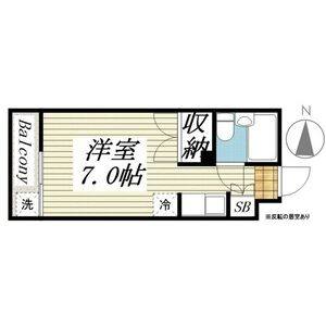 ワンルーム 間取り図