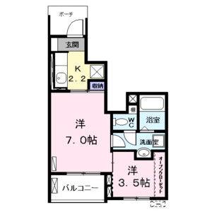 2K 間取り図
