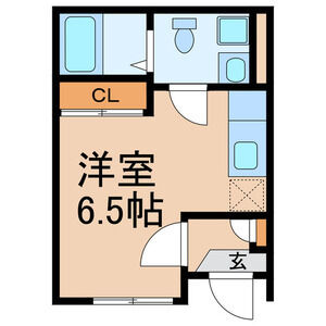 ワンルーム 間取り図