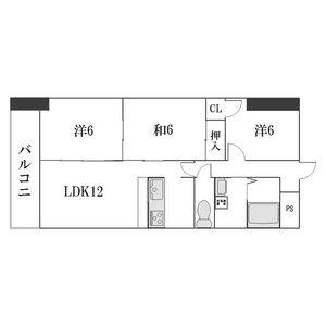 3LDK 間取り図