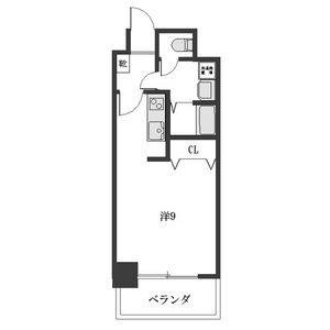 ワンルーム 間取り図