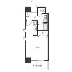 ワンルーム 間取り図