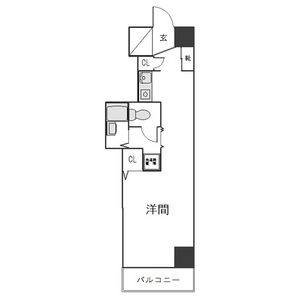 ワンルーム 間取り図