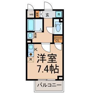 ワンルーム 間取り図