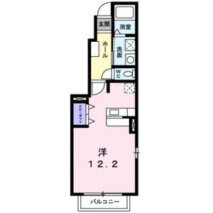 ワンルーム 間取り図