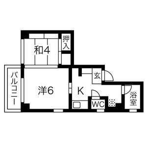 2K 間取り図