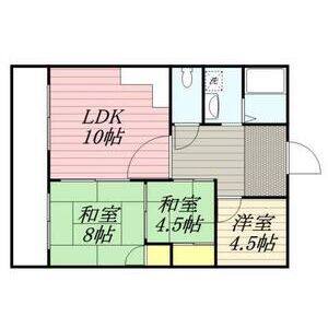 3LDK 間取り図
