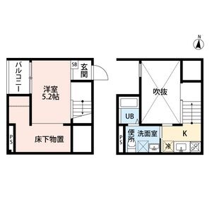 ワンルーム 間取り図