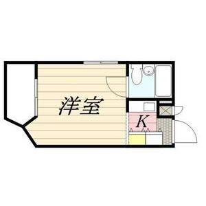 ワンルーム 間取り図
