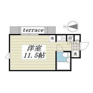 ワンルーム 間取り図