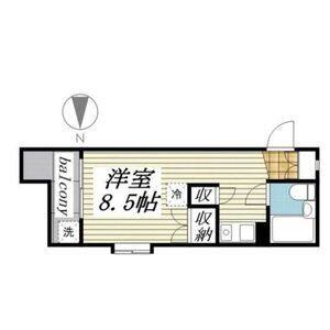 ワンルーム 間取り図