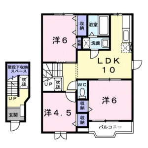 3LDK 間取り図