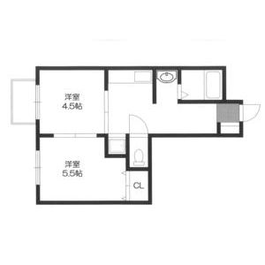 2K 間取り図