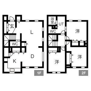 3LDK 間取り図