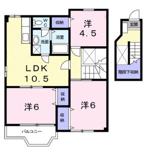 3LDK 間取り図