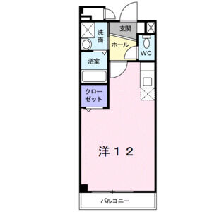 ワンルーム 間取り図