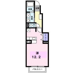 ワンルーム 間取り図