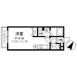 ワンルーム 間取り図