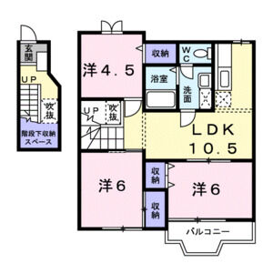 3LDK 間取り図