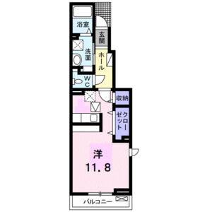 ワンルーム 間取り図