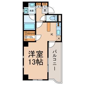 ワンルーム 間取り図