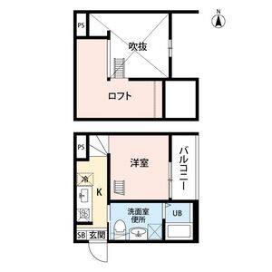 ワンルーム 間取り図