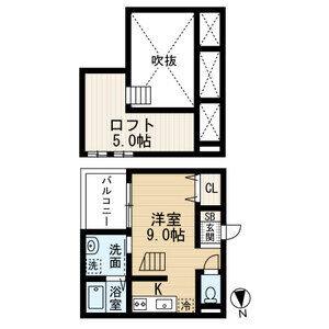 ワンルーム 間取り図