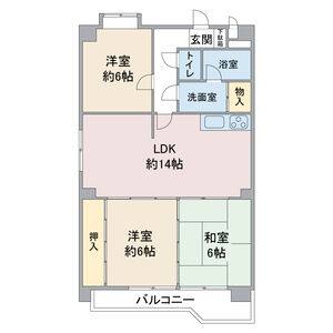 3LDK 間取り図