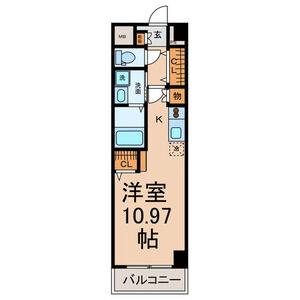 ワンルーム 間取り図