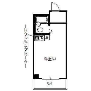ワンルーム 間取り図