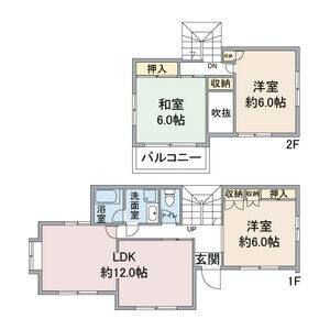 3LDK 間取り図
