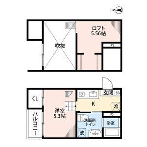 ワンルーム 間取り図