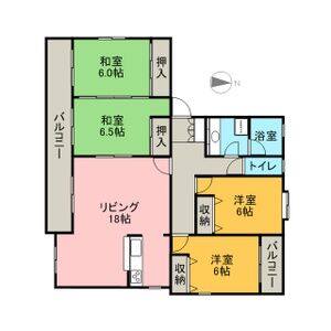 4LDK 間取り図