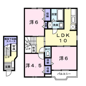 3LDK 間取り図