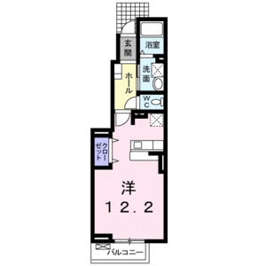 ワンルーム 間取り図