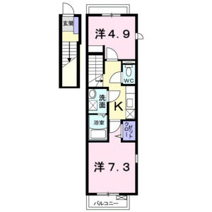 2K 間取り図