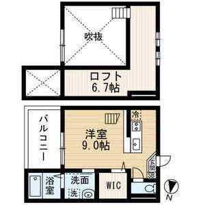 ワンルーム 間取り図
