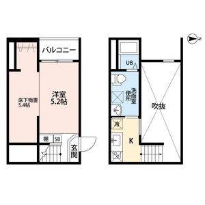 ワンルーム 間取り図