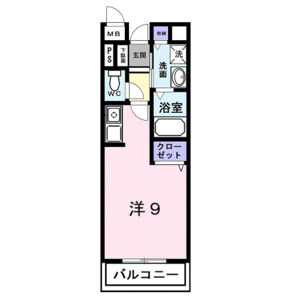 ワンルーム 間取り図