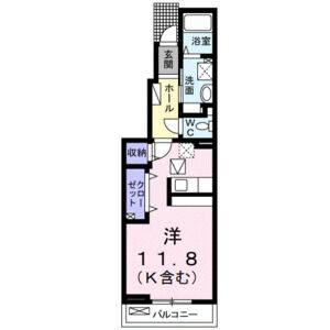 ワンルーム 間取り図