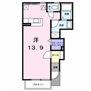 ワンルーム 間取り図