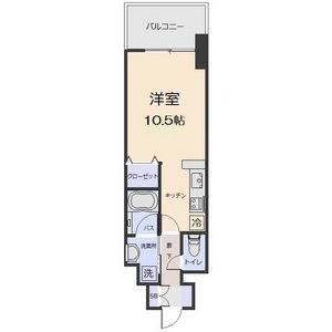 ワンルーム 間取り図