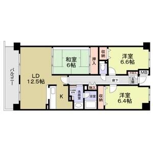 3LDK 間取り図