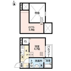 ワンルーム 間取り図
