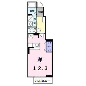 ワンルーム 間取り図