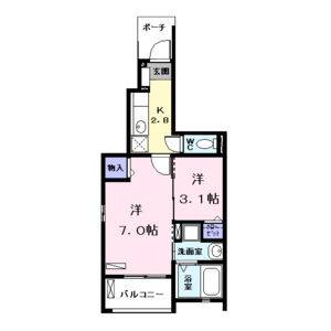 2K 間取り図