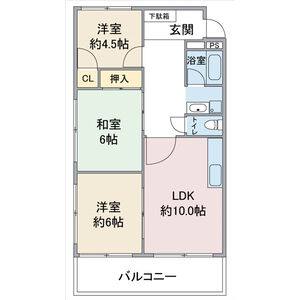 3LDK 間取り図