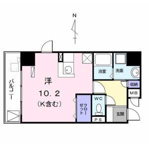ワンルーム 間取り図