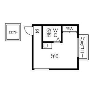 ワンルーム 間取り図